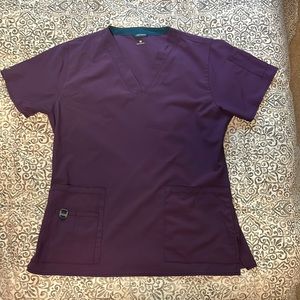 Purple Carhartt Scrub Top: size M